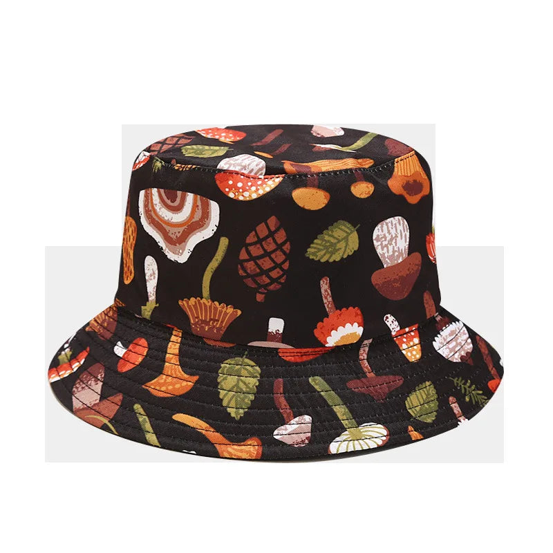 Colorful Print Bucket Hat Panama For Women And Men
