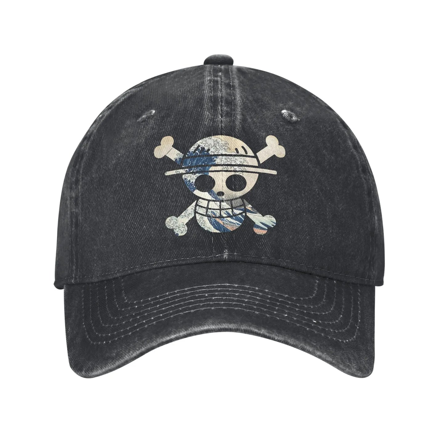 Fashion Ones Pieces Hokusai Baseball Caps Unisex