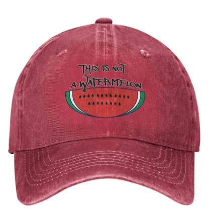This Is Not A Watermelon Baseball Cap Men Women