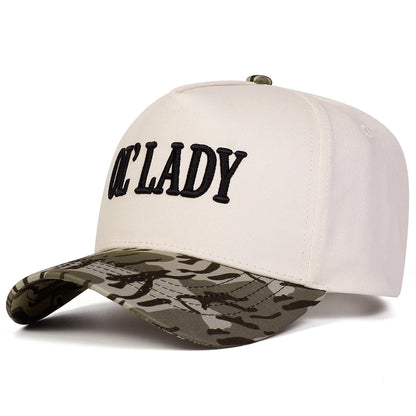 Unisex OL' LADY Embroidery Baseball Caps Spring Autumn