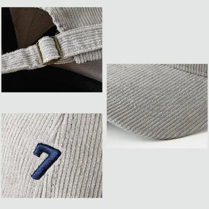 Winter 60-65cm Large Size Corduroy Baseball Cap For Men Women