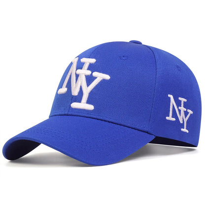 Unisex NY Letter Embroidery Baseball Caps Spring Autumn