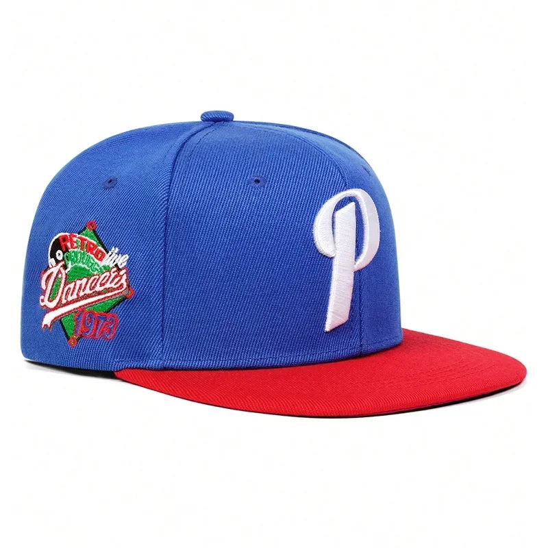 Unisex P Letter Embroidery Hip-Hop Hats Spring And Autumn