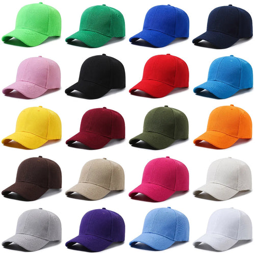 Fashionable Sun Shading Hip-Hop Solid Color Baseball Cap