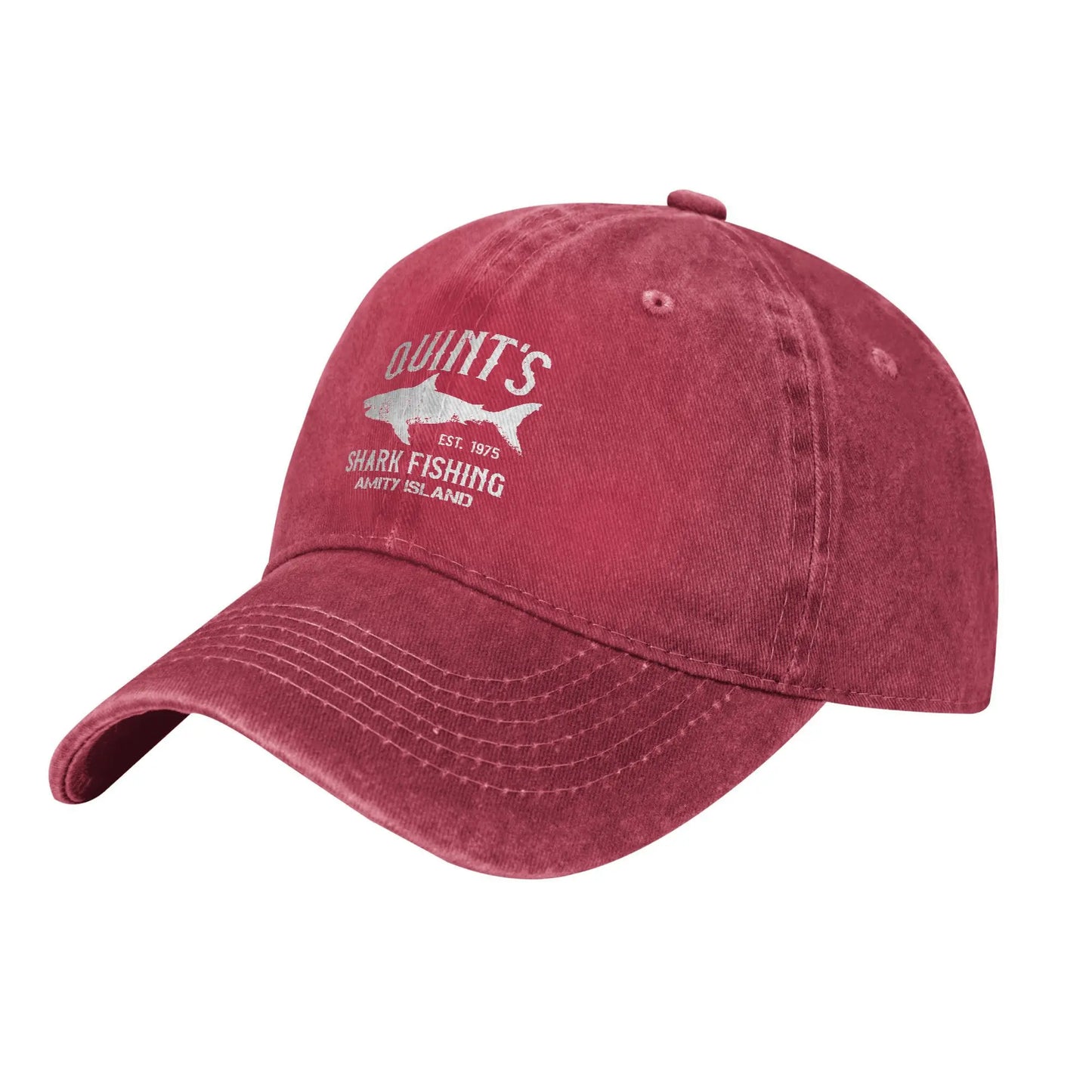 Fashion Quint's Shark Fishing Baseball Caps