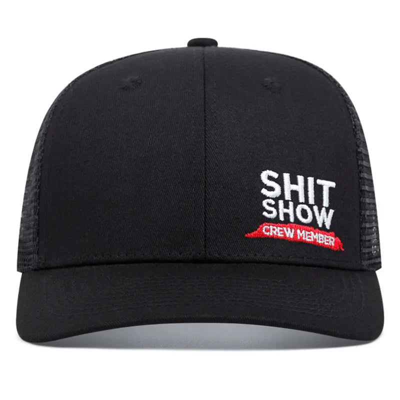 Shit Show Embroidery Unisex Cap Slight Curved Brim Style Baseball Hats