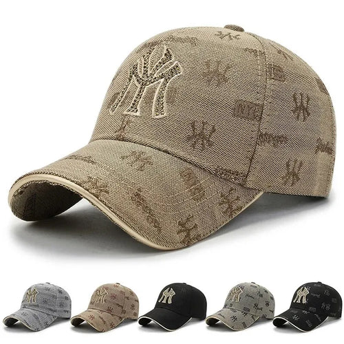 Spring And Autumn New Men's And Women's Korean Fashion Embroidery Letter Caps