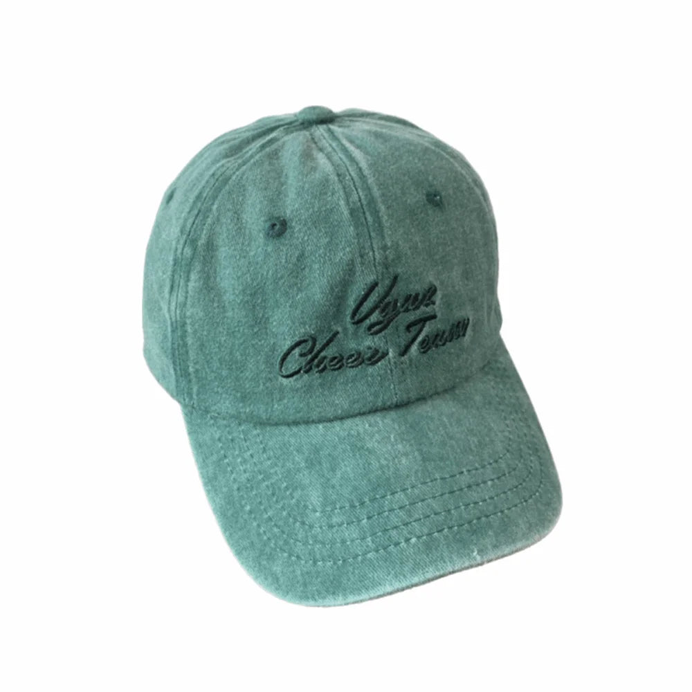 New Letter Embroidery Baseball Caps Breathable Adjustable