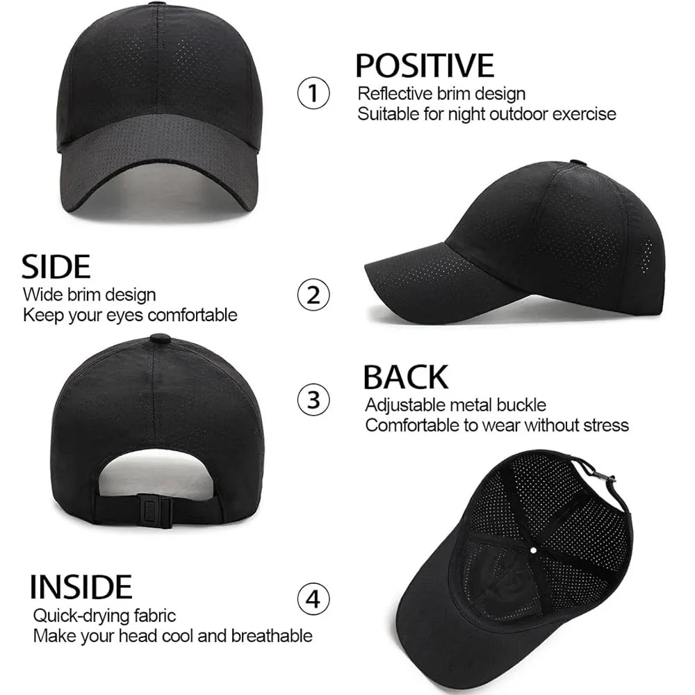 Mesh Baseball Cap Summer Men Women