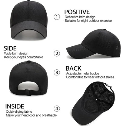 Mesh Baseball Cap Summer Men Women