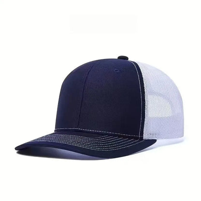 Richardson 112 Unisex Mesh Trucker Cap Breathable Sun Hat With Slightly Curved