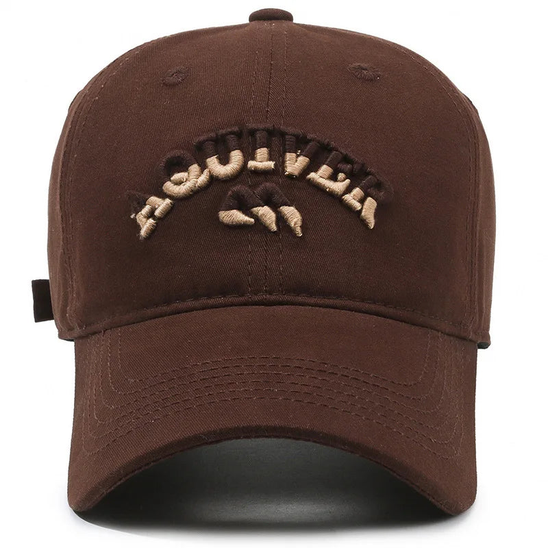 New Spring Two-Tone 3D Embroidered Baseball Cap