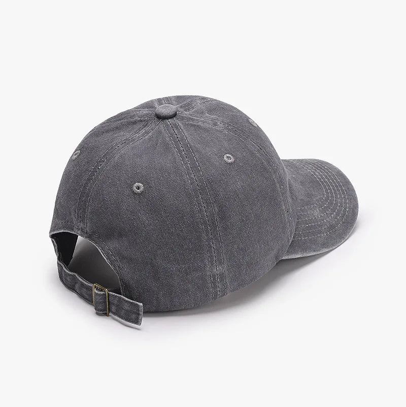 Washed Cotton Soft Baseball Caps Adjustable