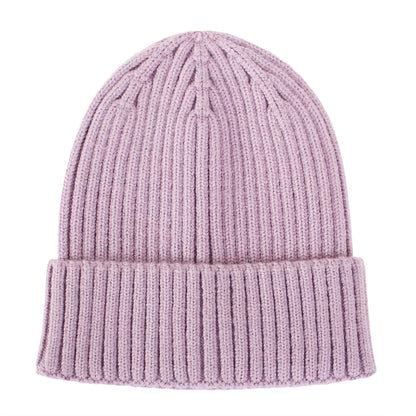 Solid Color Baby Knitted Hats Children Autumn Winter