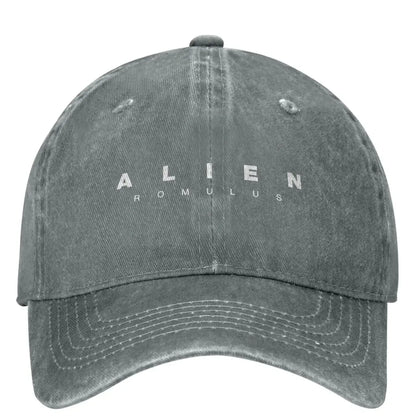 Men Women Alien Romulus Baseball Caps Vintage Distressed Cotton Dad Hat