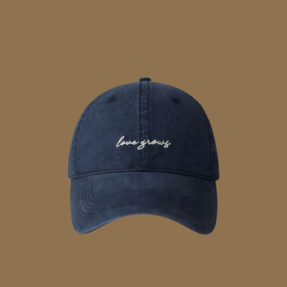 Retro Letter Embroidered Baseball Cap