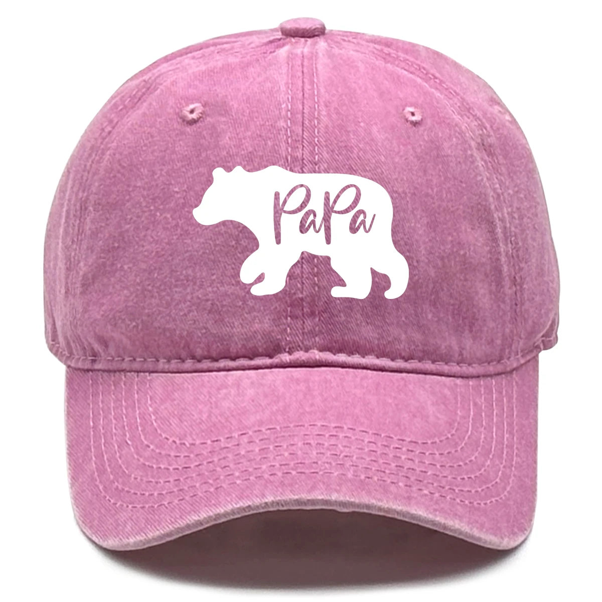Baseball Cap Print PaPa Bear Dad Hat For Men Women