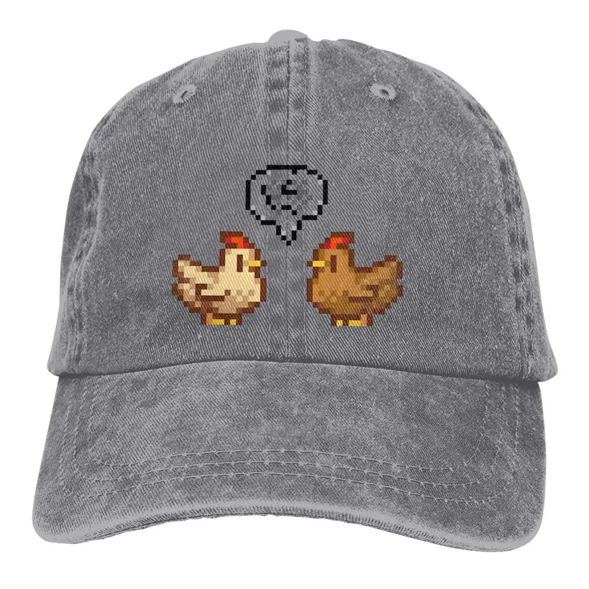 Summer Cap Sun Visor Unhappy Chickens Hip Hop Caps Stardew Valley Game