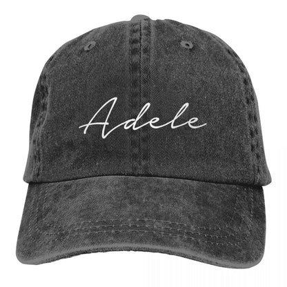 Adele Baseball Caps Outfit Casual Distressed Denim Washed Snapback Dad Hat