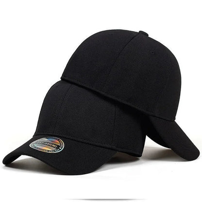 High Quality Baseball Cap Fitted Closed Full Cap Outdoor Breathable Sports Sun Trucker Hat Gorras Hombre