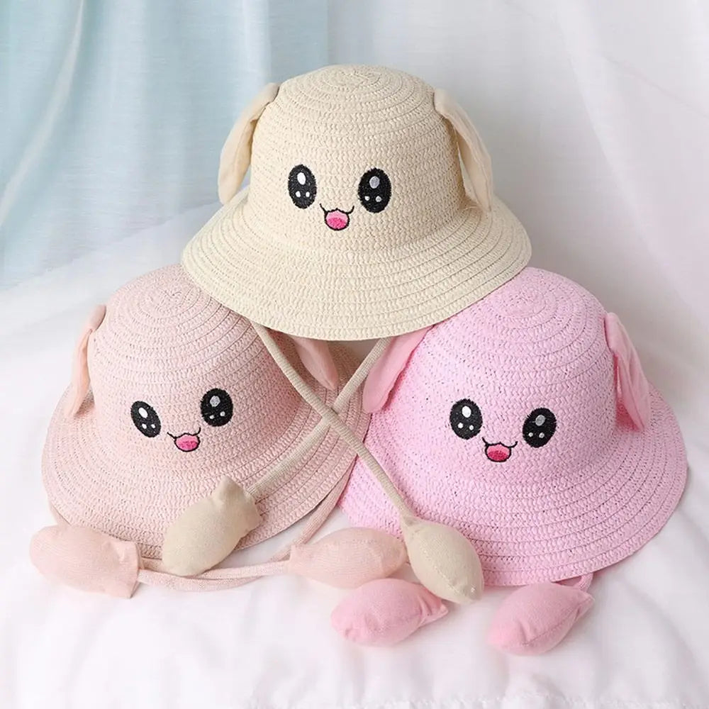 Breathable Moving Ears Wide Brim Fisherman's Hat