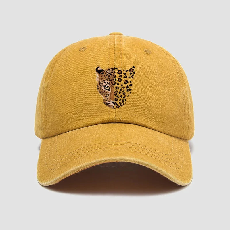 Fashionable Leopard Print Baseball Cap