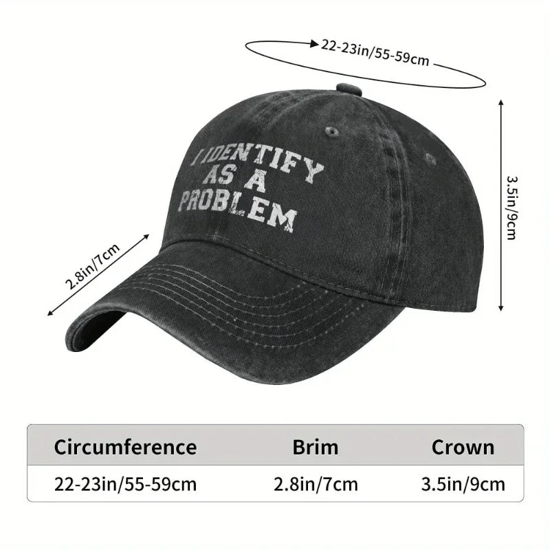Funny Sarcastic Quote Baseball Cap for Men