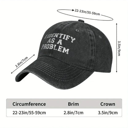 Funny Sarcastic Quote Baseball Cap for Men