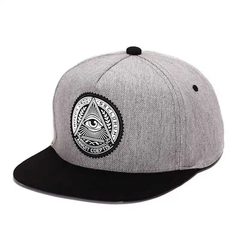 5 Panels Snapback God Eyes Plastic Patch Men Hip Hop For Men Women