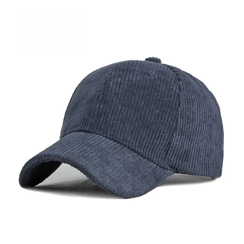 Fashion False Suede Baseball Caps For Men Women Autumn Winter