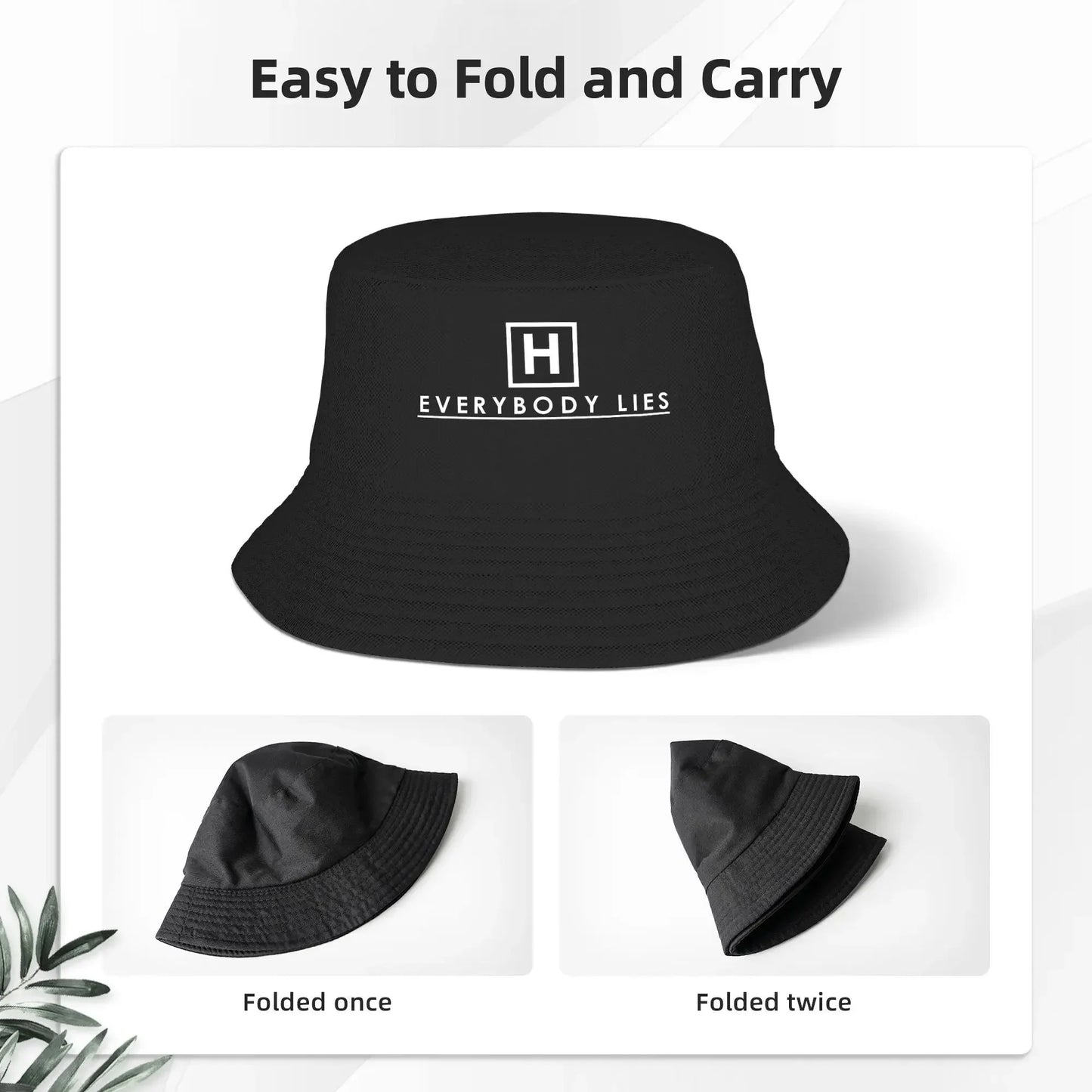 Dr Gregory House MD Bucket Hat Summer