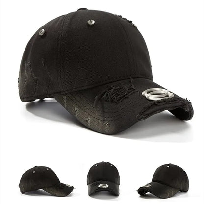 2025 Washed Ripped Vintage Baseball Cap Men Women