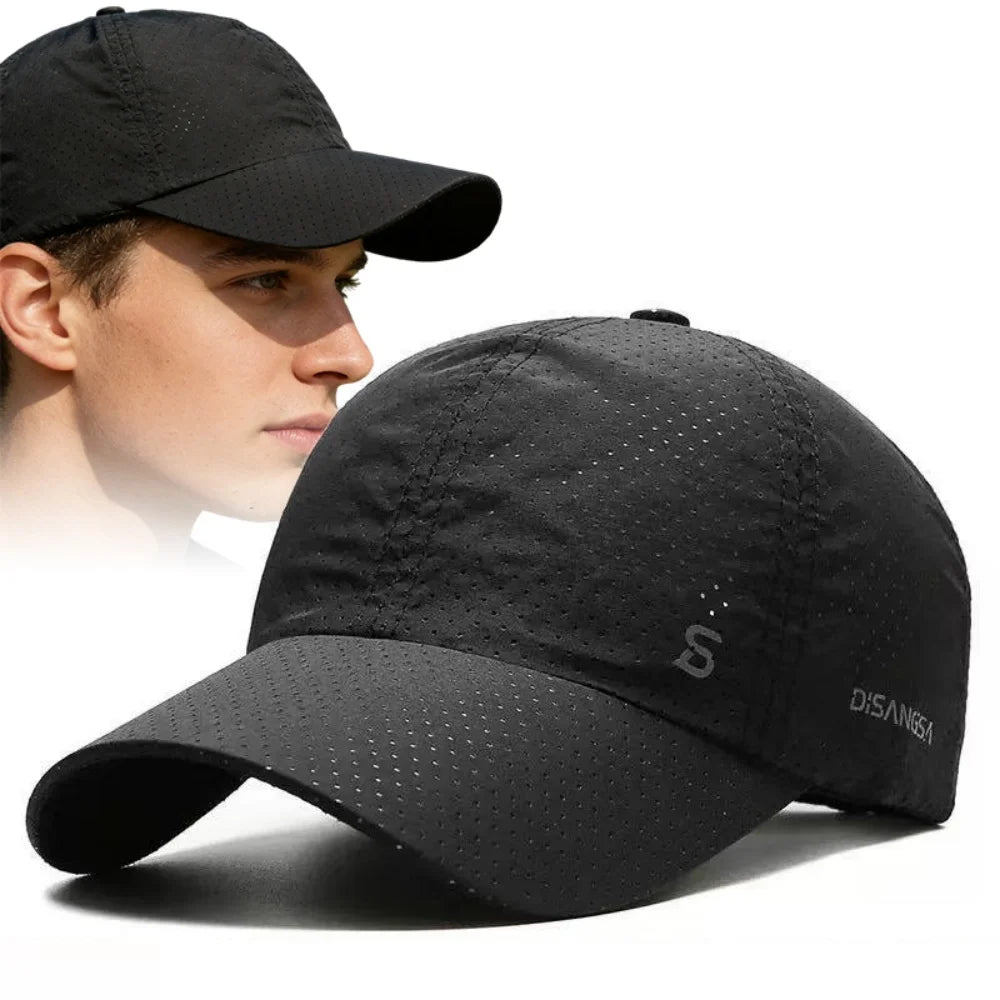 Solid Running Cap Thin Quick Duck Tongue Outdoor Men's Woman