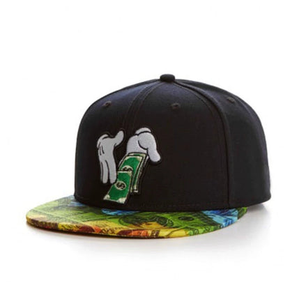 Fashio Brand Leather Cap Baseball Cap Letter Embroidery Hip Hop