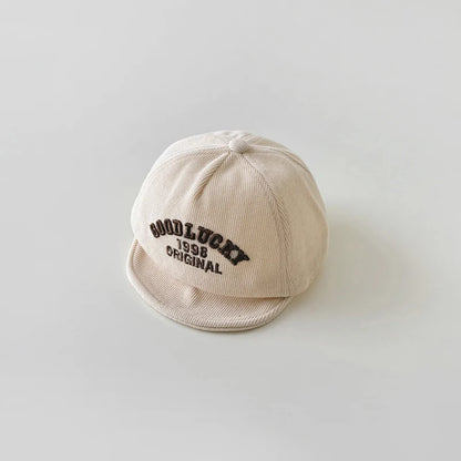 Spring Letter Embroidery Baby Sun Hat Soft Brim Baby Boys Girls Baseball Cap Adjustable Infant Casual Peaked Hat