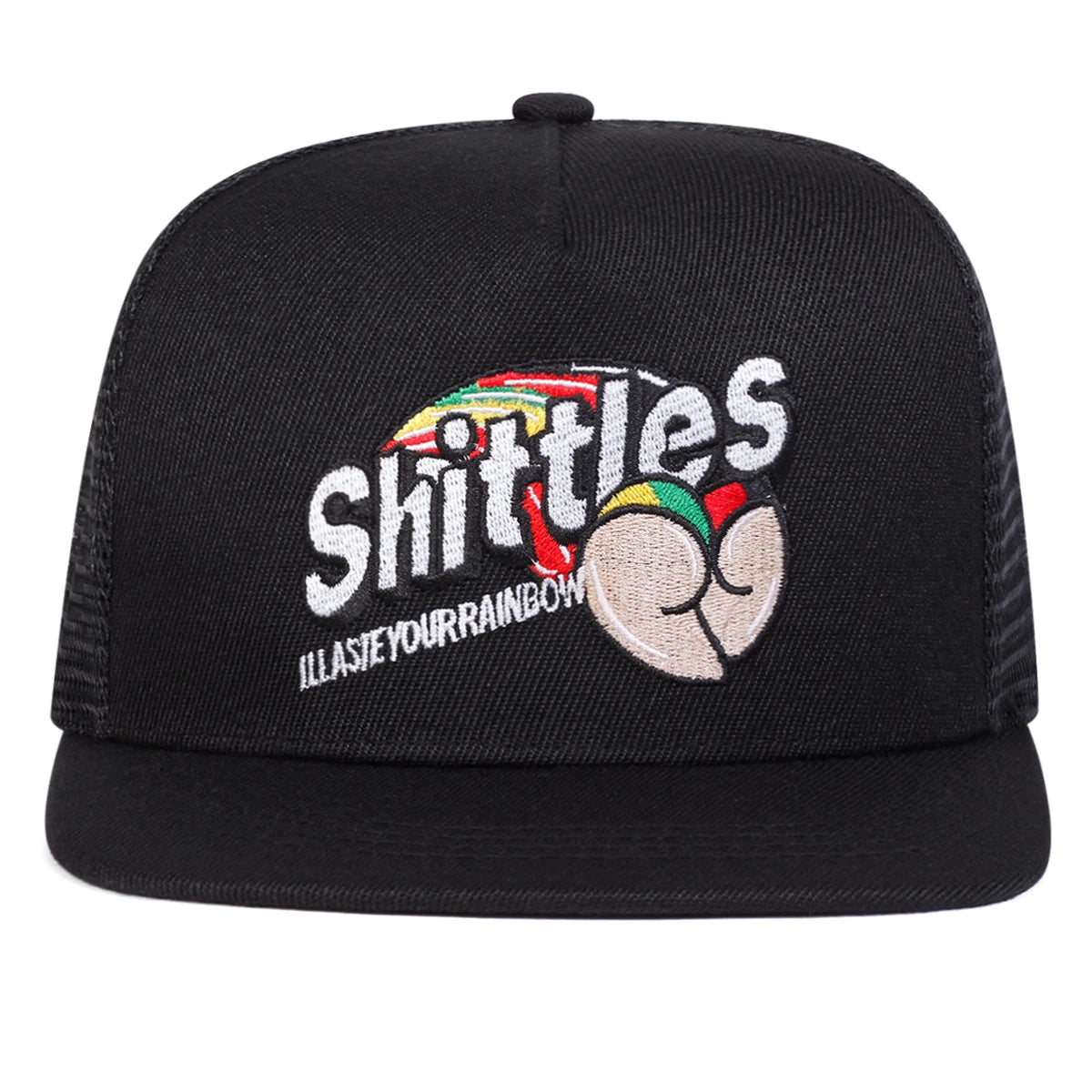 Unisex Shittles Embroidery Hip-hop Net Hats Spring Summer Outdoor Hat Sports Cap