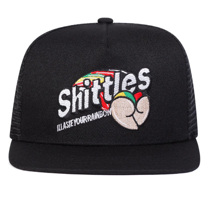 Unisex Shittles Embroidery Hip-hop Net Hats Spring Summer Outdoor Hat Sports Cap