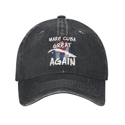 Make Cuba Great Again Sun Baseball Cap  Women Men