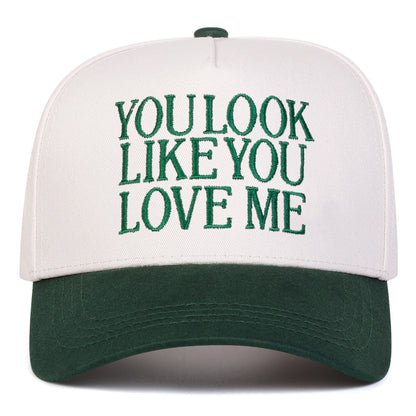 Unisex YOULOOK LIKE YOU Letter Embroidery Baseball Caps Adjustable Casual Hats Sports Cap