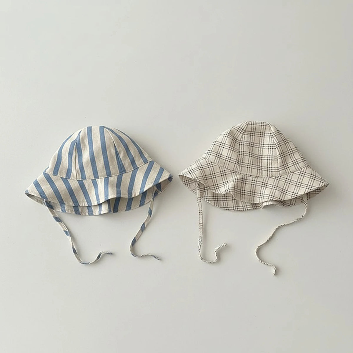 Fashion Striped Baby Bucket Hat Spring Summer