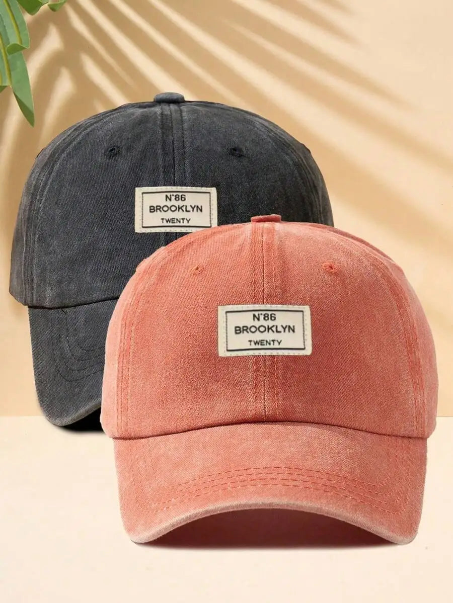 Unisex Washed Denim Baseball Cap Adjustable Casual Hat