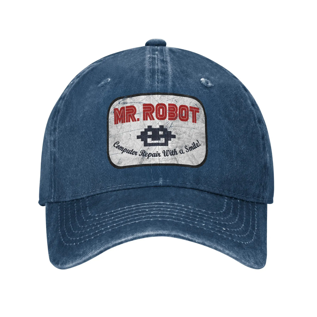 Mr. Robot Computer Repair Smile Baseball Cap