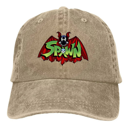 Washed Men's Baseball Cap  Comic Golf Hats