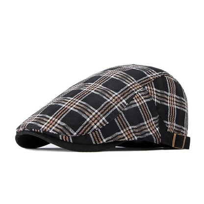 Cotton Print Newsboy Caps Flat Cap