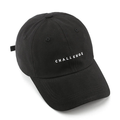 Summer Baseball Cap Women Men Letter CHALLENGE Trucker Hat Hip Hop Snapback Caps Outdoor Sun Hat