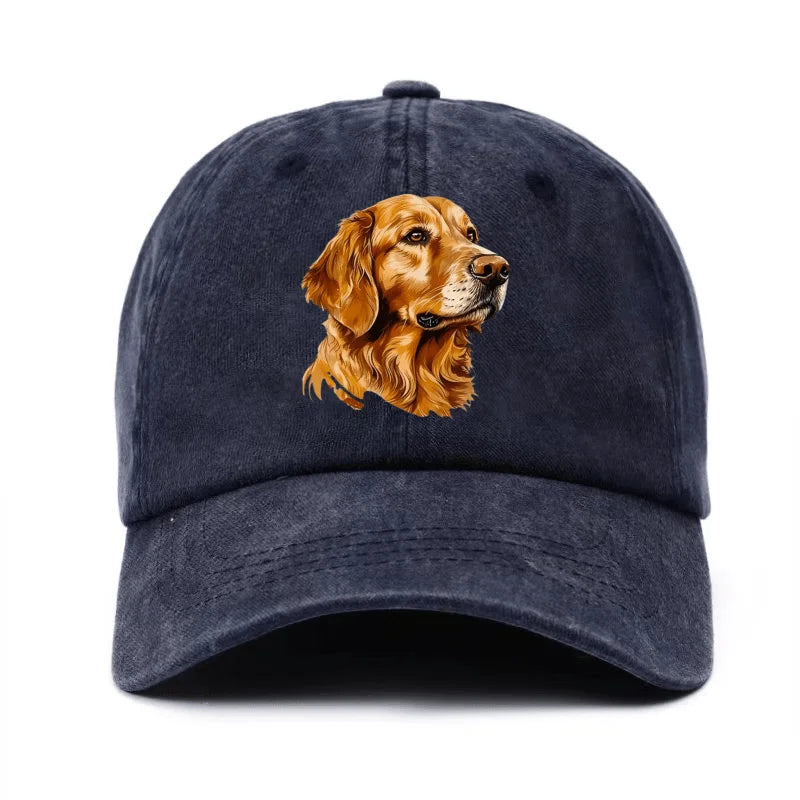 Golden Retriever Printed Baseball Cap, Lightweight Suitable for Both Men and Women
