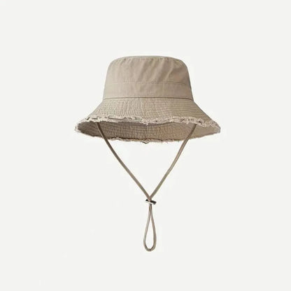 Outdoor Women Bucket Hat Wide Brim Fisherman Hat
