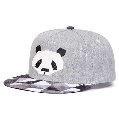 Unisex Panda Offset Printing Hip-hop Hats Fashion Spring Autumn