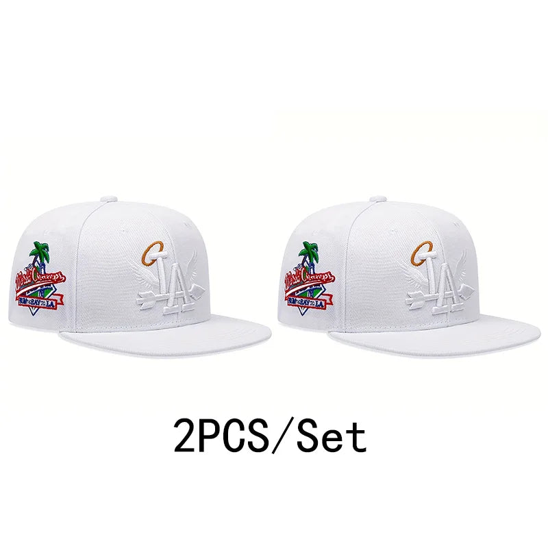 Fashion Unisex LA Embroidery Baseball Caps