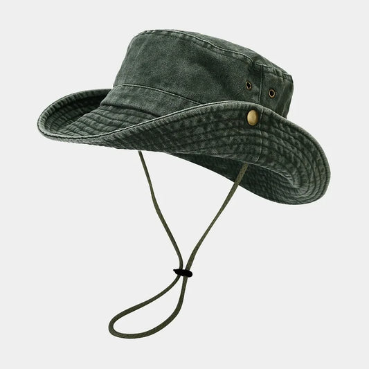 Summer Bucket Hat Outdoor Safari Boonie Cap